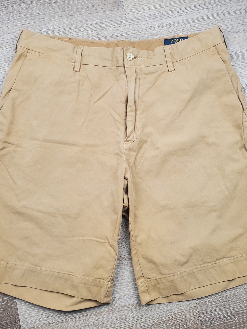 Polo Ralph Lauren Classic Fit Pima Cotton Khaki Shorts Mens 32